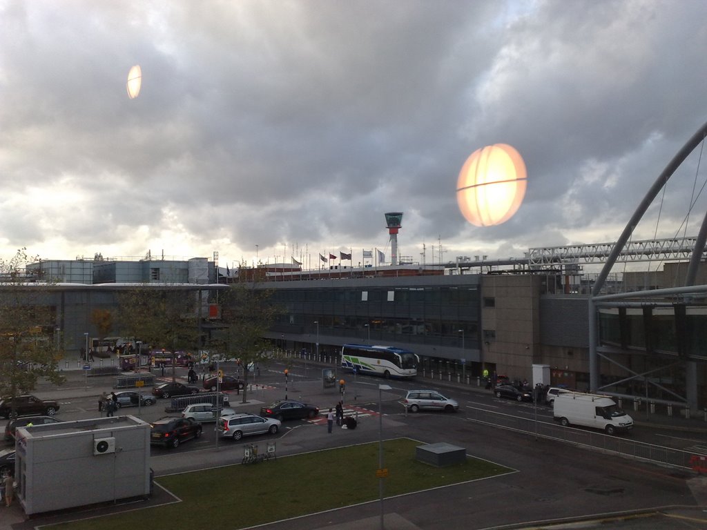 Heathrow Terminal 3 with Control Tower by Red Eye Jedi