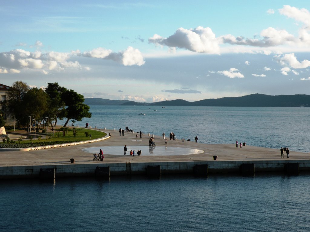 Zadar-Pozdrav Suncu-Monument to the Sun by Tihomir Gržinčić