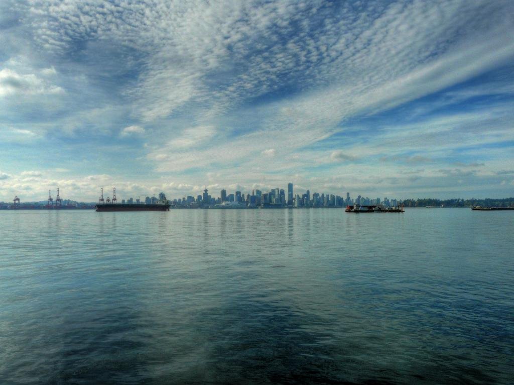 Downtown seen from Waterfront Park by David Dossot