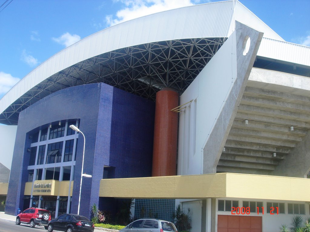 Mossoró: Ginásio Poliesportivo Pedro Ciarlini, moderno e credenciado pelo COB - Comitê Olímpico Brasileiro. by Walter  Leite