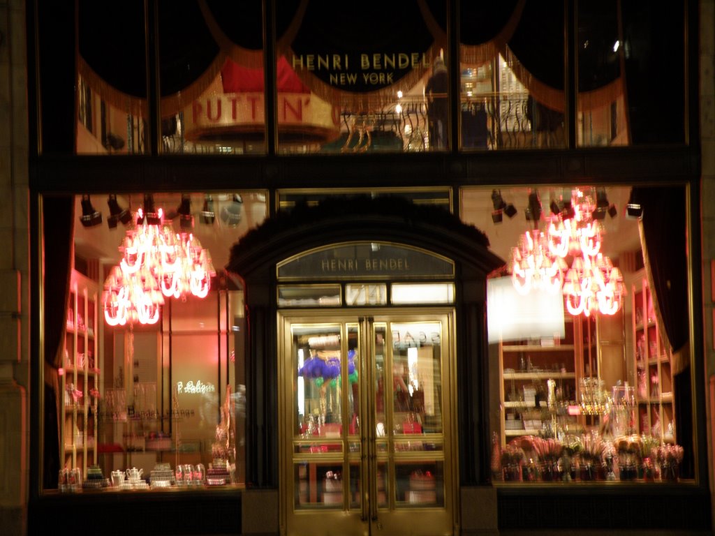 Henri Bendel Store At 5Th Avenue , Manhattan, New York . by Nasir Uddin