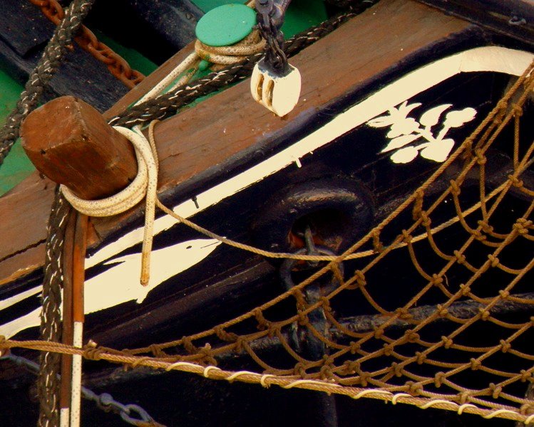 Detail from an ancient ship called "Forsa-Galley Slave-" by okan gulbahar