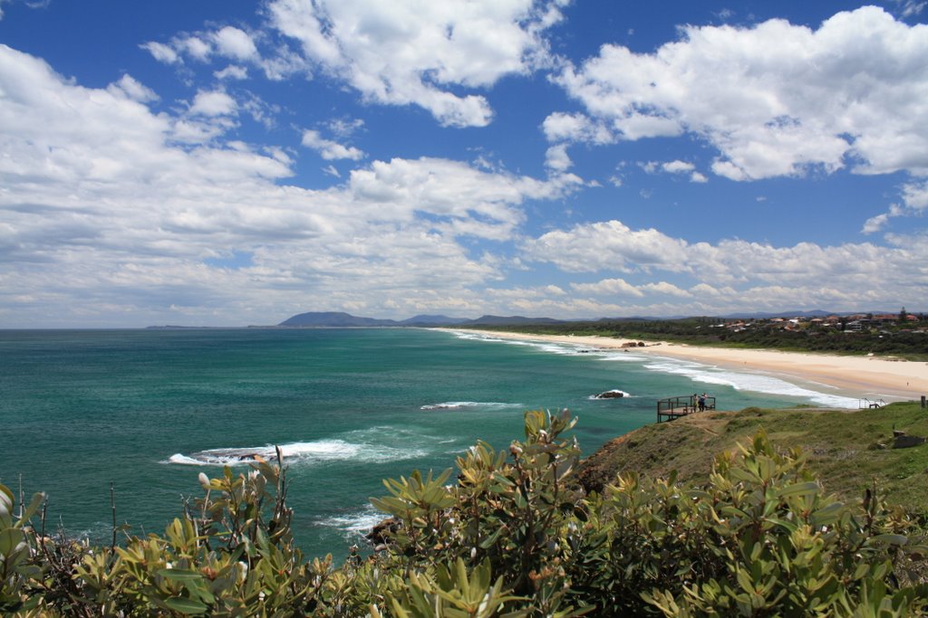 Lighthouse Beach from Tacking Point by Michael Gill