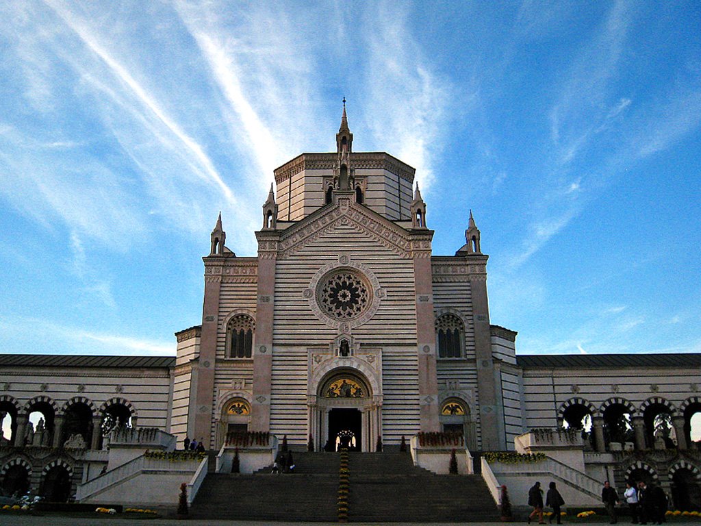 Cimitero Monumentale entrance by Carmel Horowitz