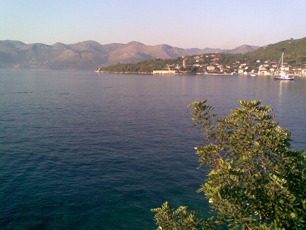 View of Lopud Village by Brian McDonald