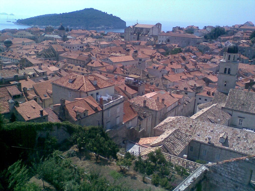 View from Old Dubrovnik Wall by Brian McDonald