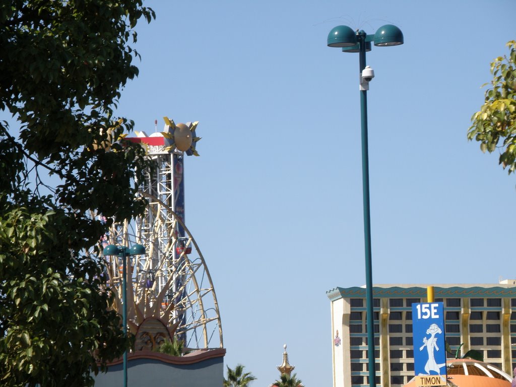 View Of The Sunwheel In DisneyLand, Anaheim, California, USA. by MrNAASSIR