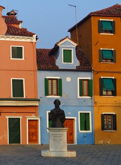 Burano #49 - Piazza Baldassare Galuppi by Artur Ziembaczewski