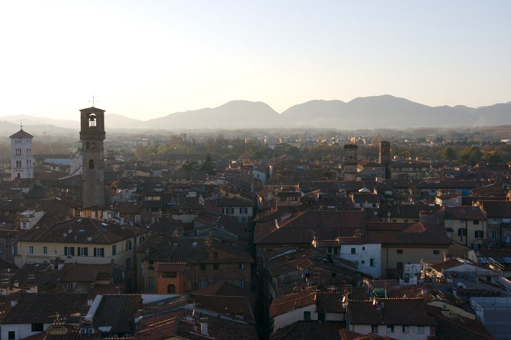 Lucca panorama by delbot