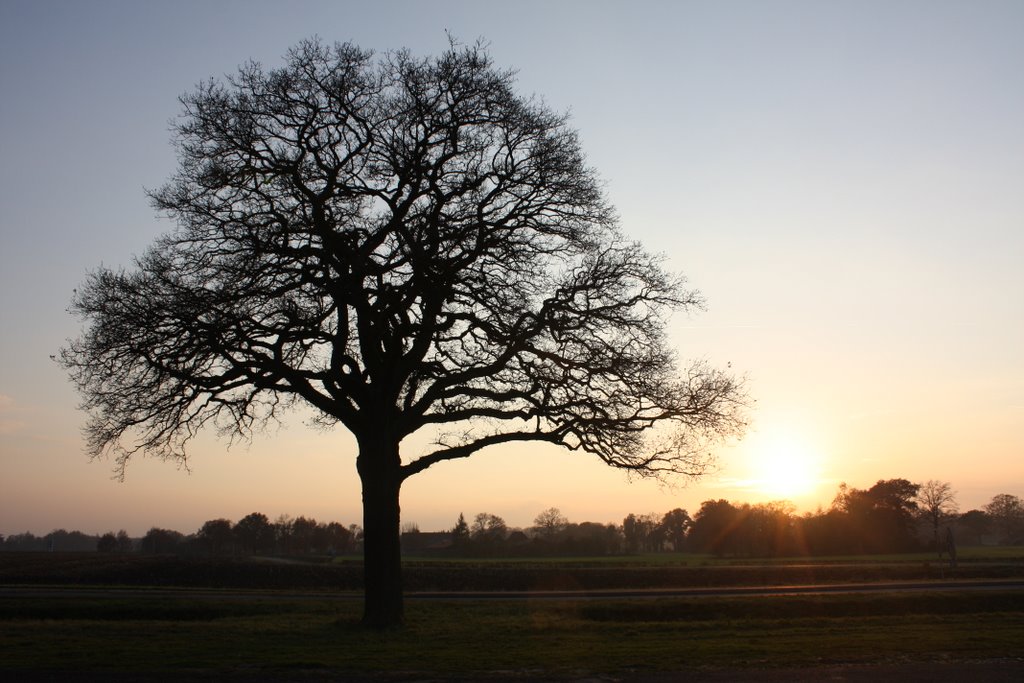 Zonsondergang bij Delden by www.fotokijker.nl