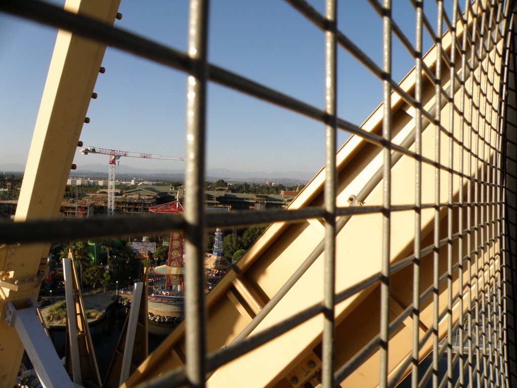 The View From Top Of The SunWheel In DisneyLand, Anaheim, California, USA. by Nasir Uddin