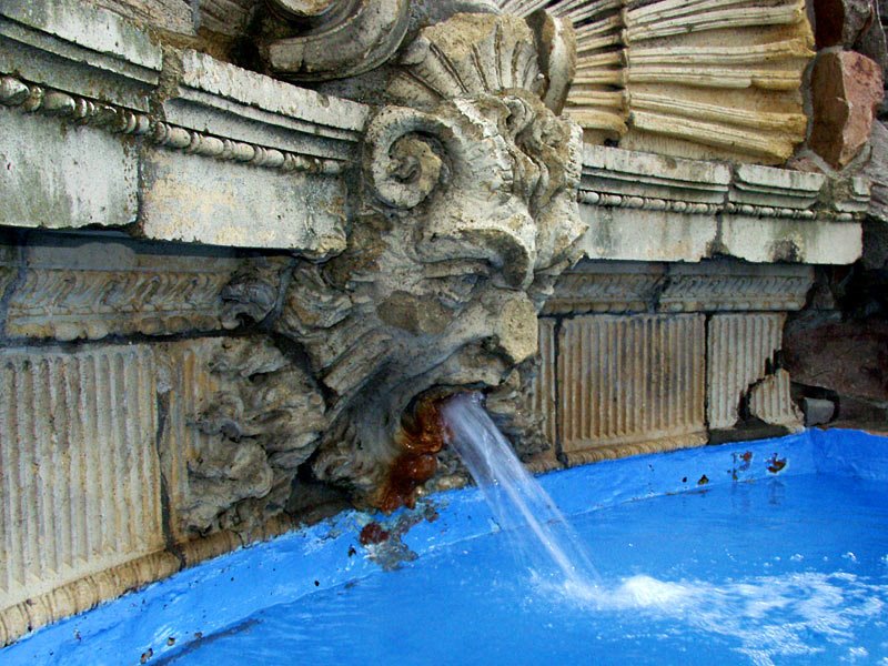 Boldt Castle Fountain by I AM CANADIAN