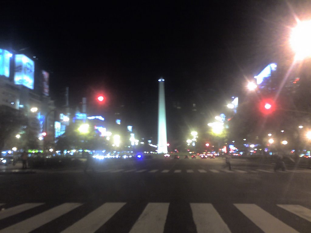 Obelisco de noche by euigenio