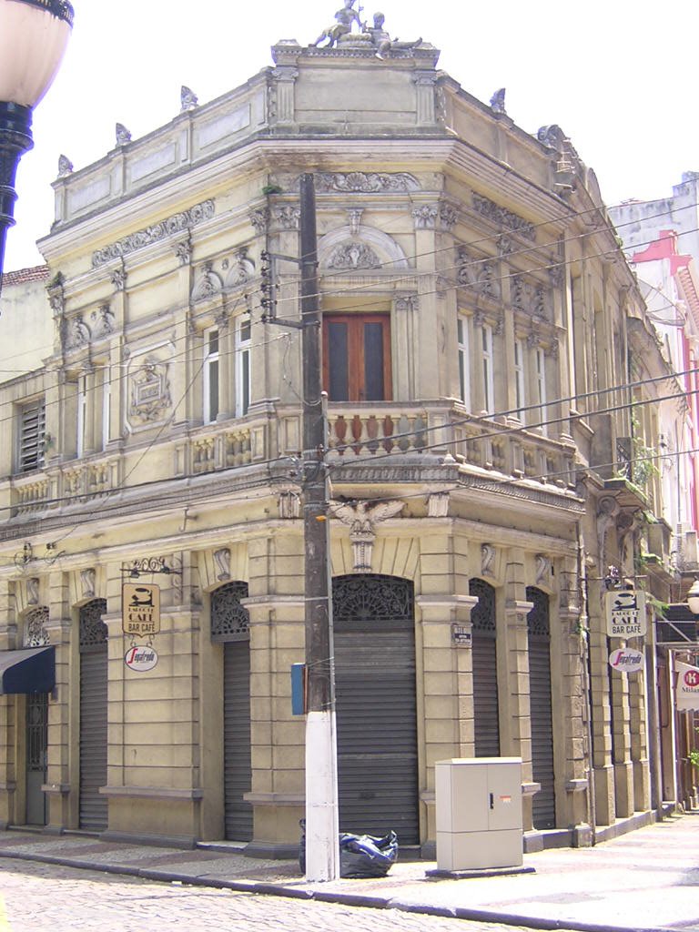 Esquina antigua del centro de santos by perlaasis