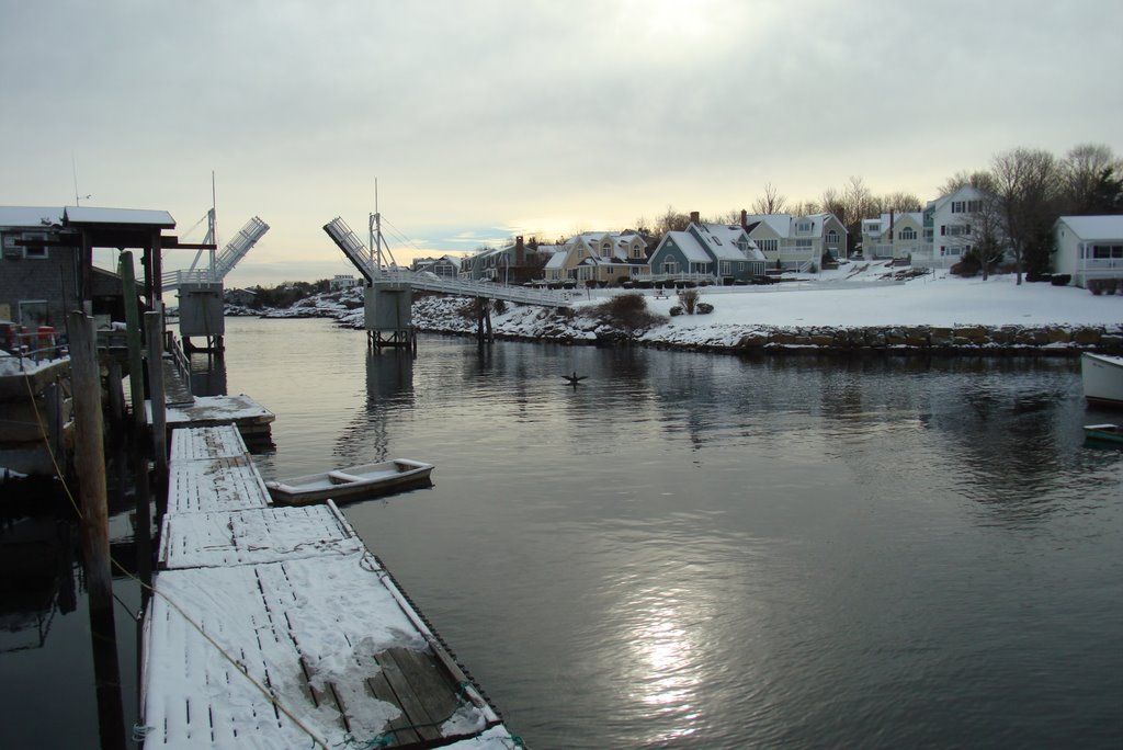 The Basin at Perkins Cove, left by Royal E. Frazier, Jr…