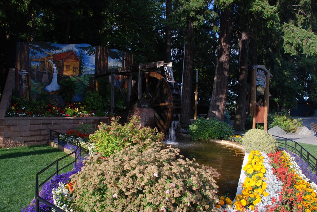 Waterwheel in Chemainus, B.C. by Rickp7158