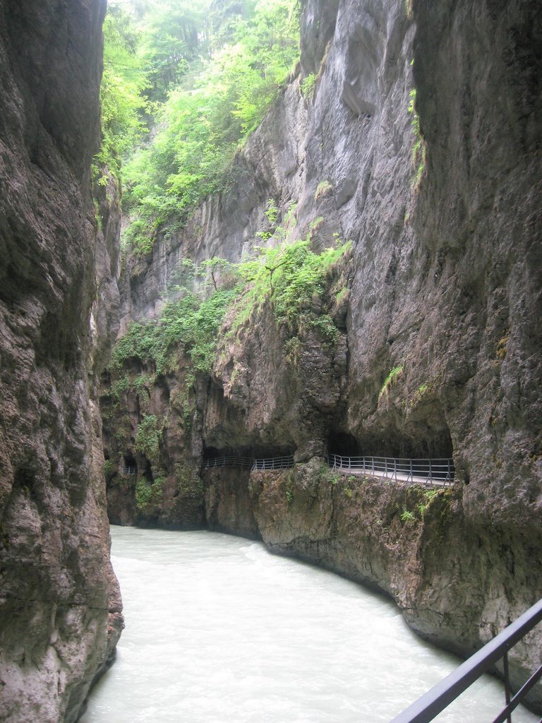 Aareschlucht, the path through the Aare Gorge by Mister SN