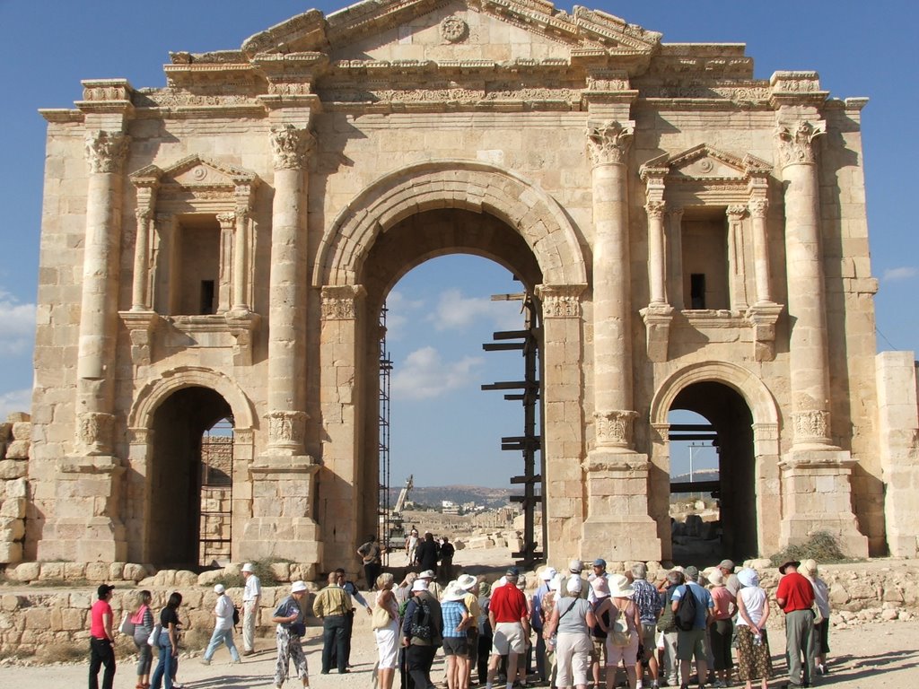 Arch of Adrian Jerash Jordan o=k by Olive Kirk