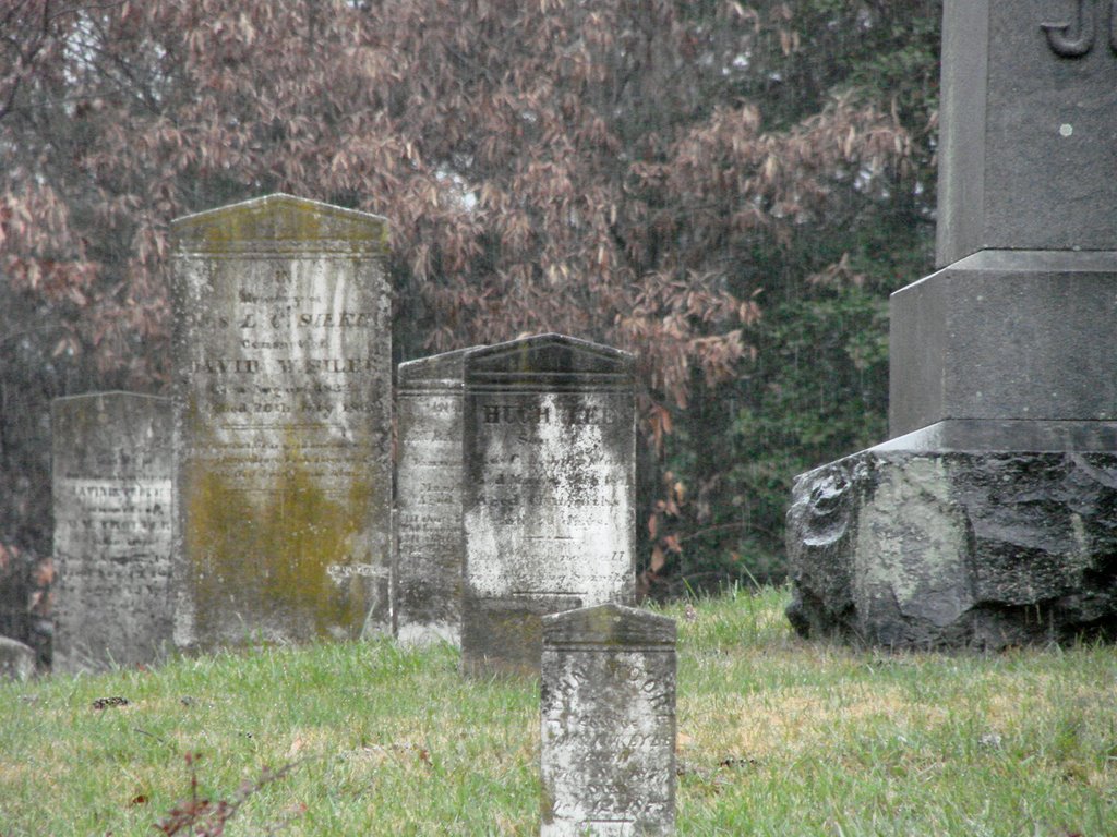 Raining in this Cemetary by Jean Gregory Evans