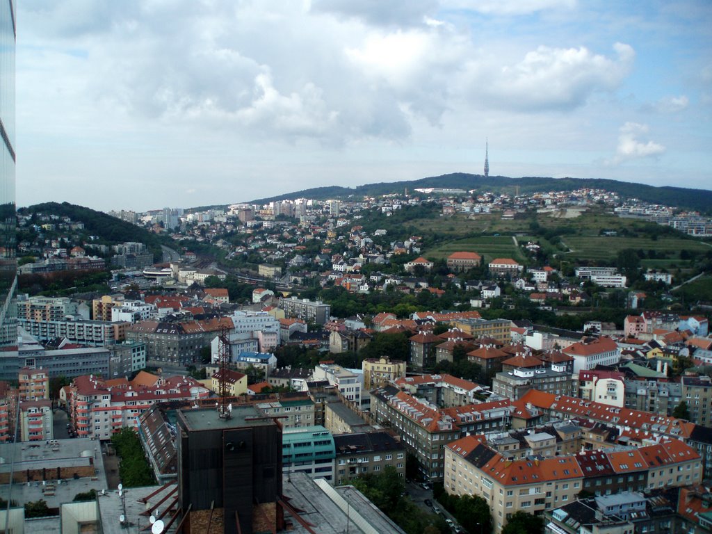 Northwest part of Bratislava from central bank of Slovakia by Jan Madaras