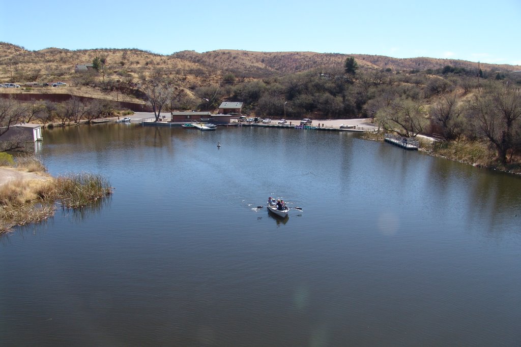 Patagonis Lake Boat landing by james150