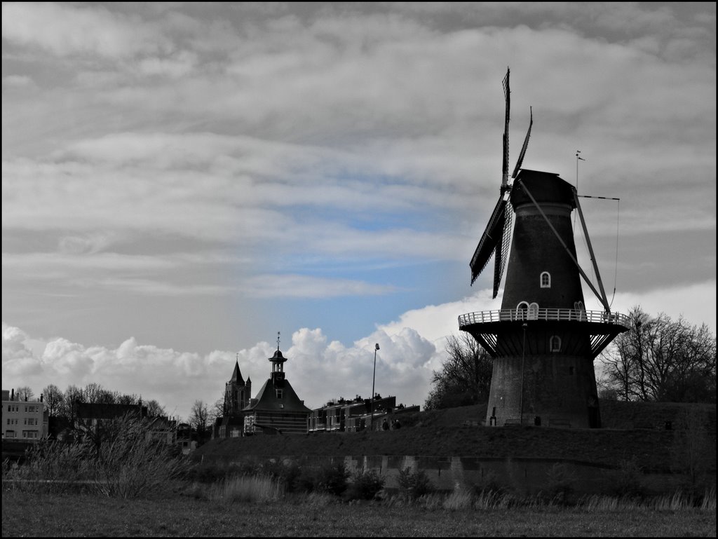 Molen de Hoop-Gorinchem-Holland by JORGOS TENTZERAKIS