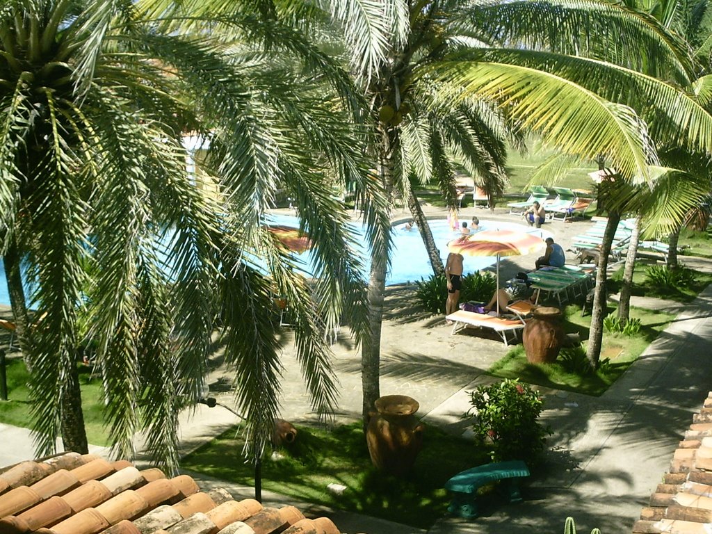 VISTA DESDE EL RESTAURANTE DEL HOTEL TROPICAL REFUGE by luis orta