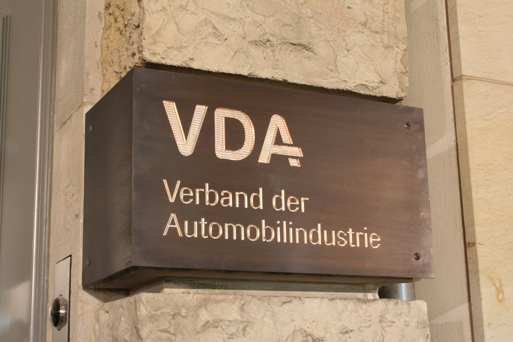 Türschild VDA by picturedb.de