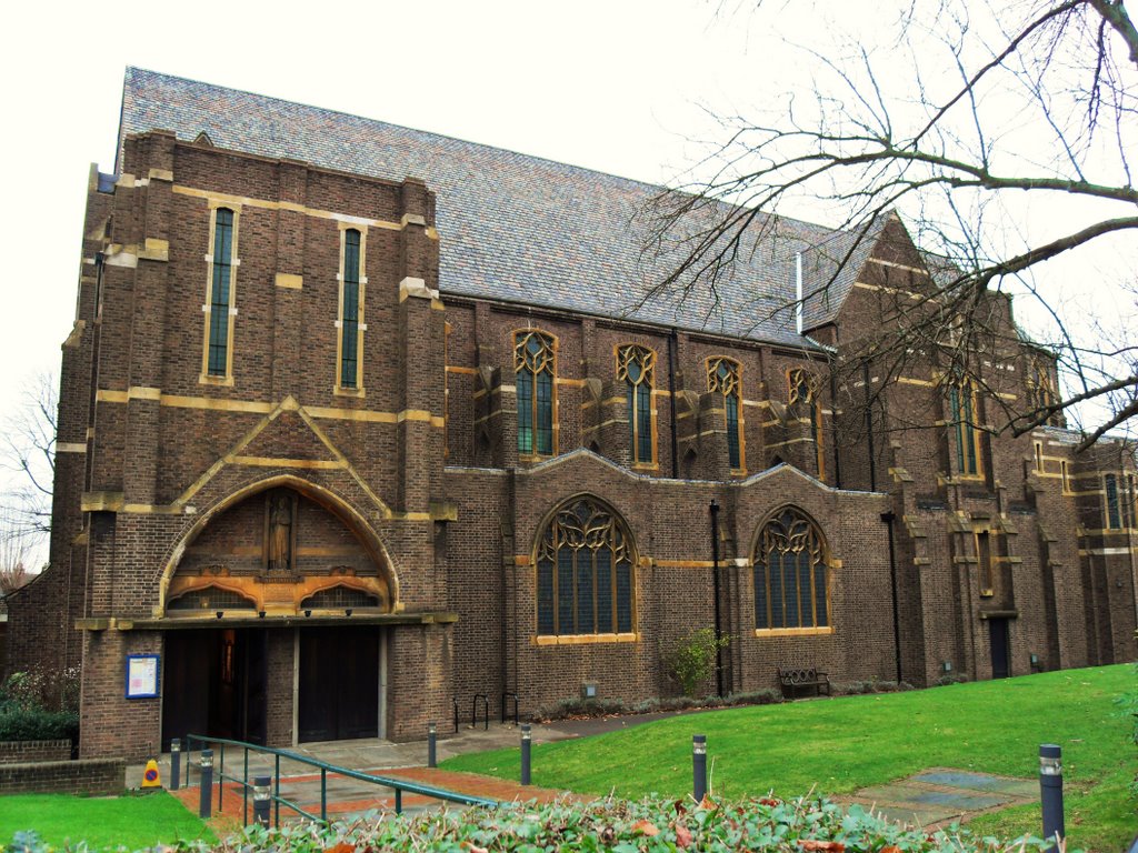 St Barnabas Church, Pitshanger Lane by farmbrough