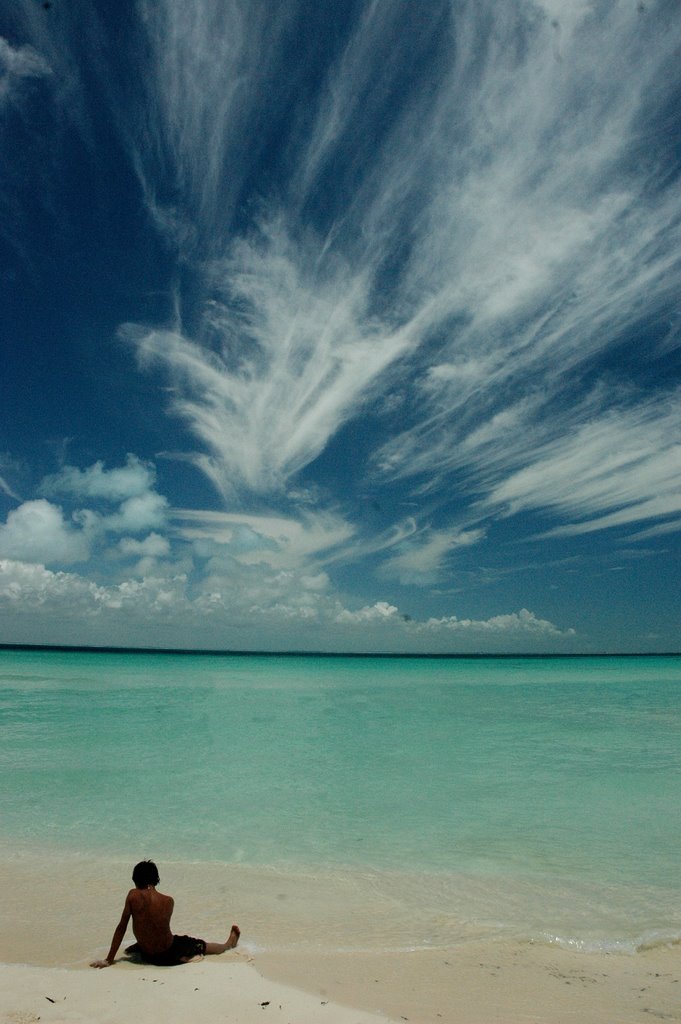 Clouds over Playa Norte in Isla Mujeres by Dario Agalbato