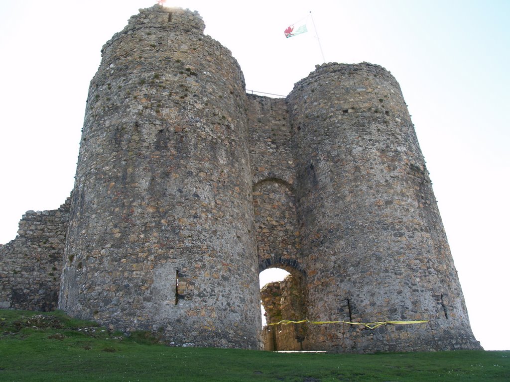 Criccieth Castle Entrance by Bob Coulson