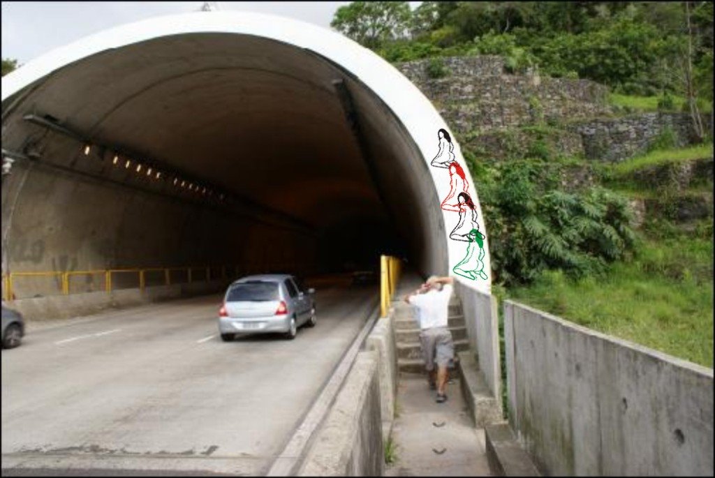 Entrada do tunel de acesso ao sul da ilha art by D_I_N by D_I_N