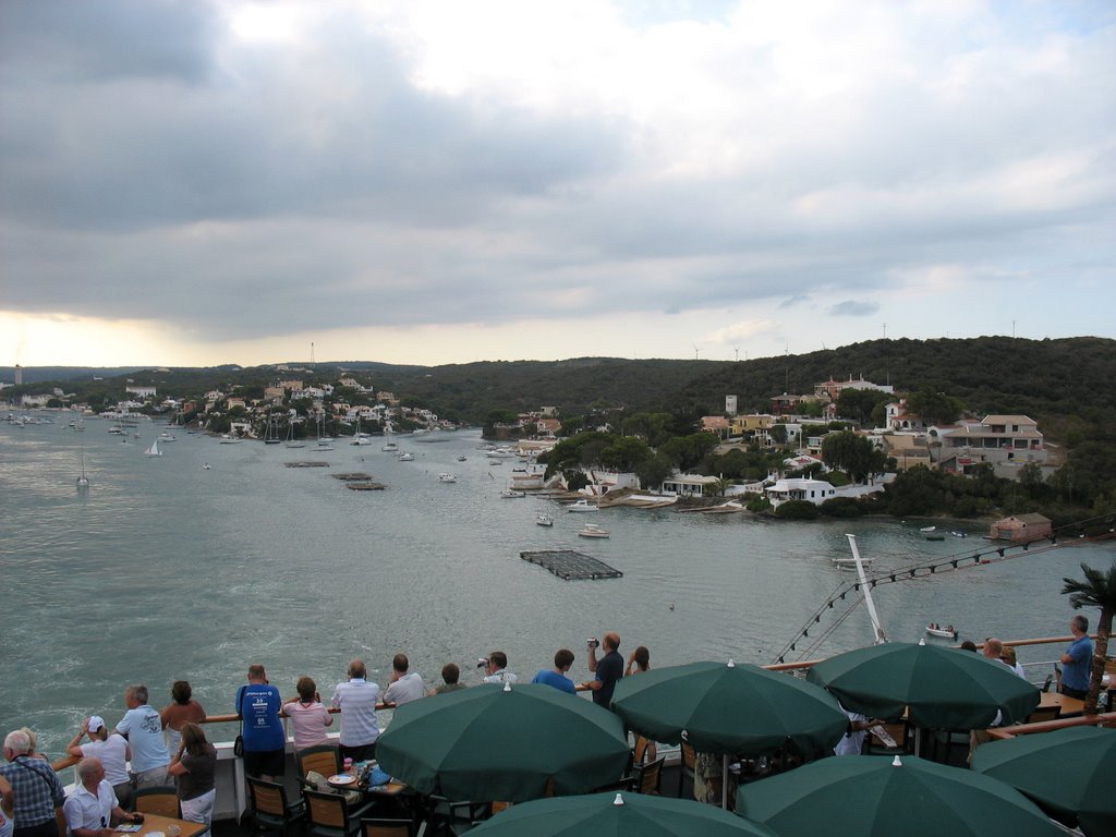 'Island Star' departure from Mahon, Menorca - 5 by H T W Gay