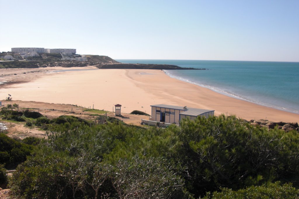 Beach view from Cap Spartel by Jaycee Highman