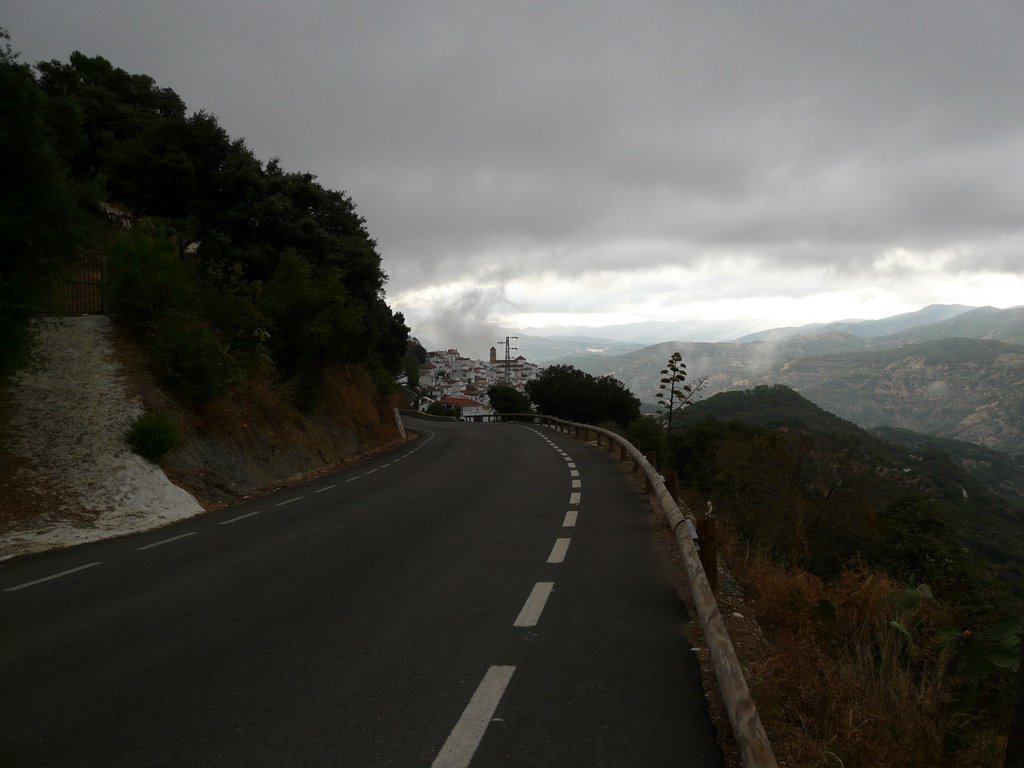 Algatocín entre nubes. Málaga. by A. Infante