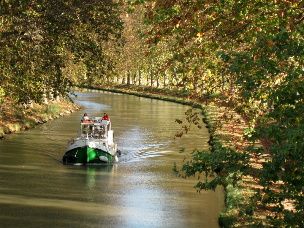 Canal du Midi La Croixade by Philip Crawford