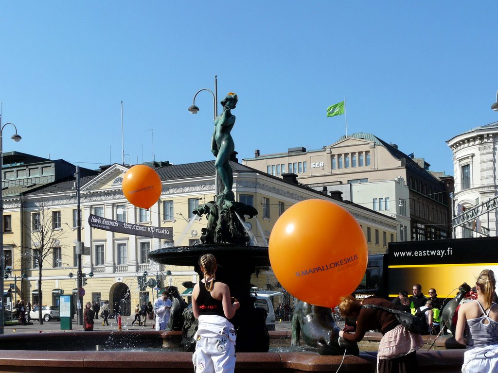 Helsinki's Vappu. Traditional students holiday in Finland. by Nicola Baltico