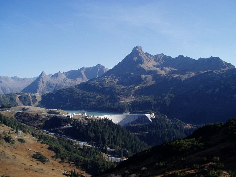 Kopsstausee mit Ballunspitze by Andreas Tschanun