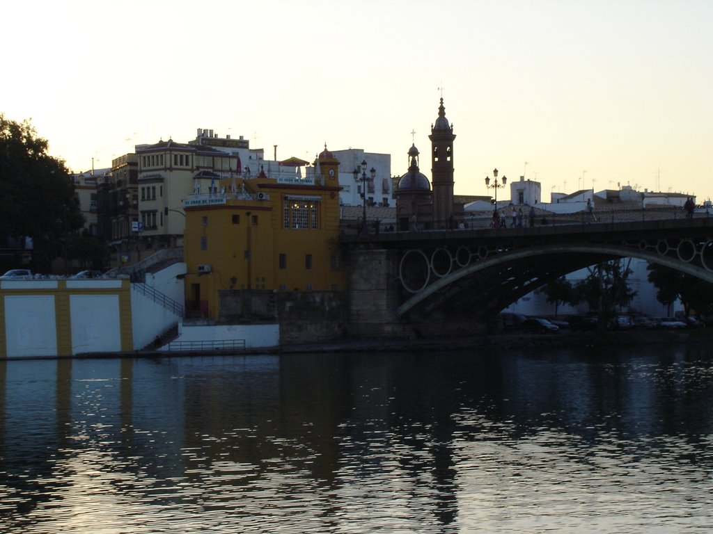 Vista de Triana desde Sevilla by Manuel Plaza Morillo