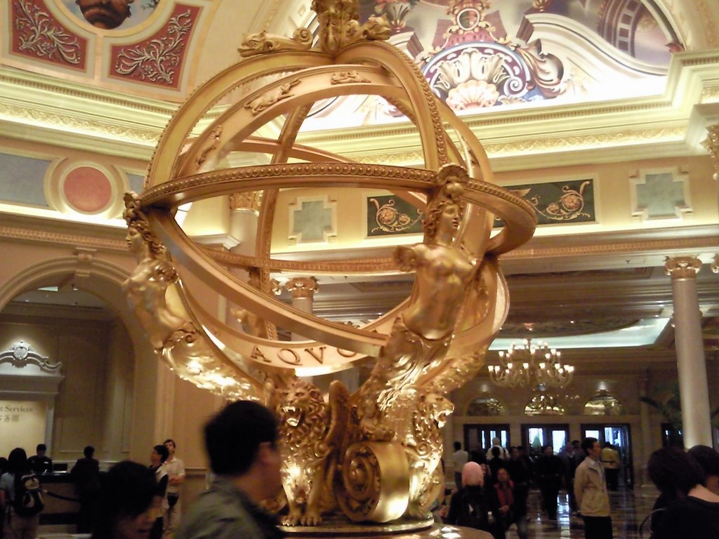 Inside the main lobby (the Venetian, Macau) by Anil Kaushik