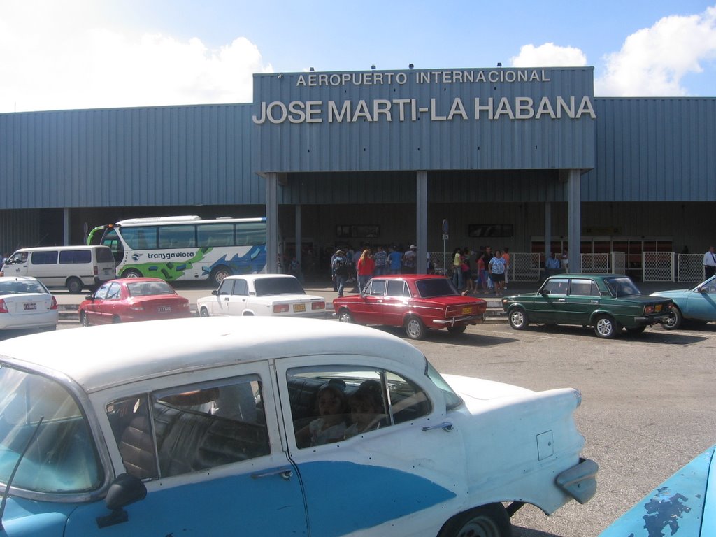 Terminal to Miami. Havana Airport. Cuba. by Augusto Perera