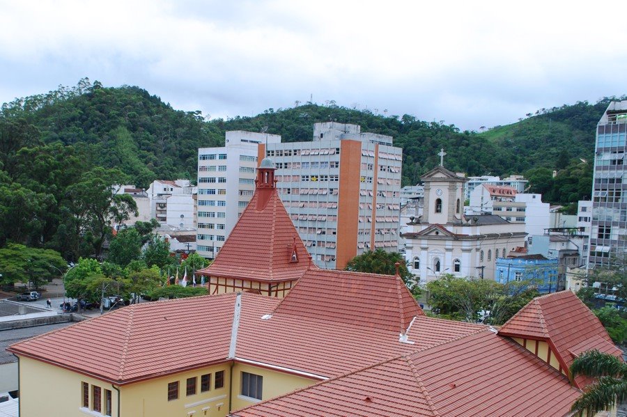 Torre do IENF - Instituto de Educação de Nova Friburgo. Foto: Osmar de Castro by Acervo Digital Castr…