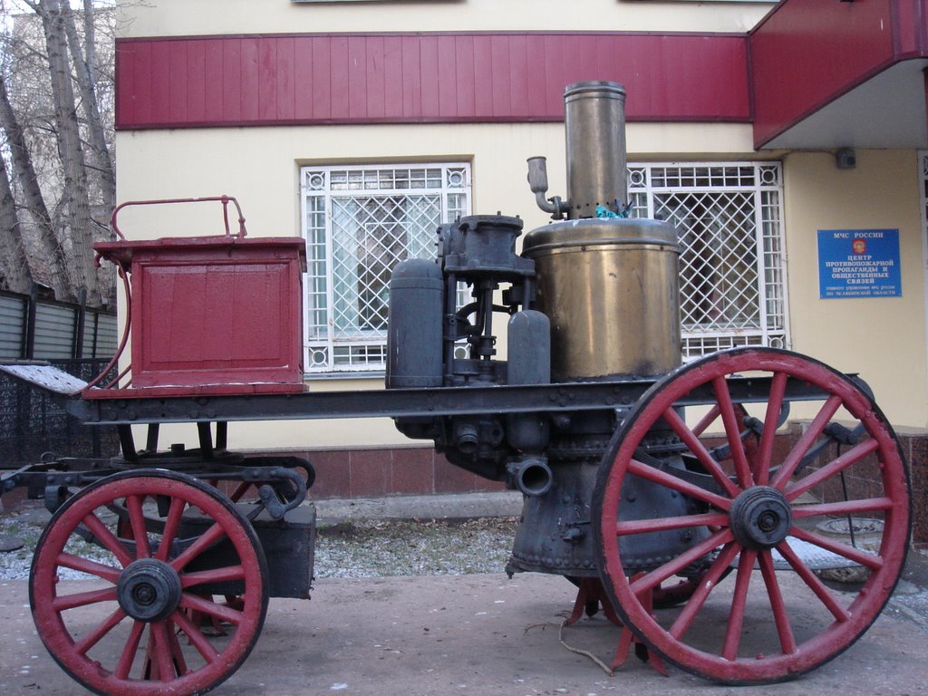 XIX century fire fighters's car by Victor Sokolov