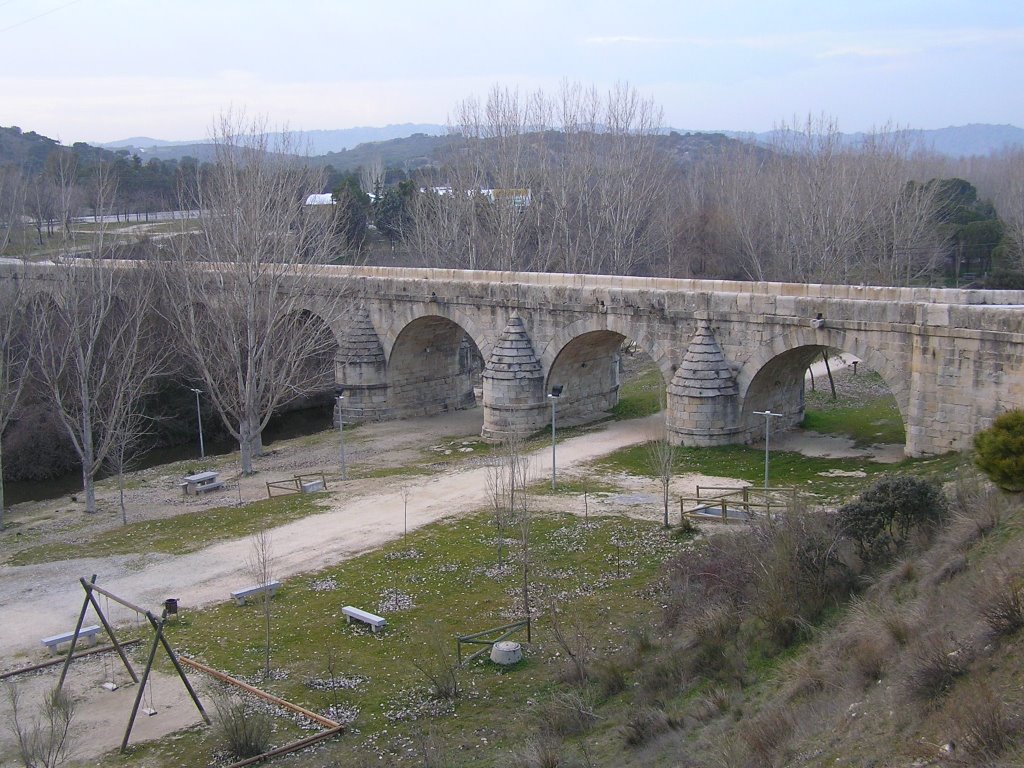 Puente del Retamar sobre el rio Guadarrama by nachetex