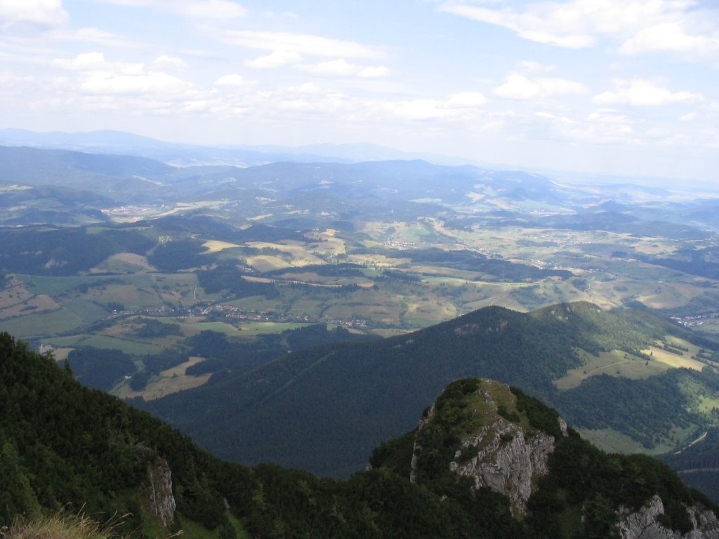 Orava region from Choc peak, facing northeast by Martin Korenica