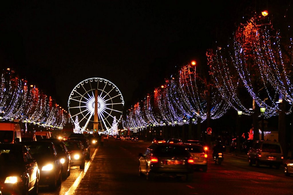 La Grande roue et l'Obélisque de la Concorde by Flaneuse-92