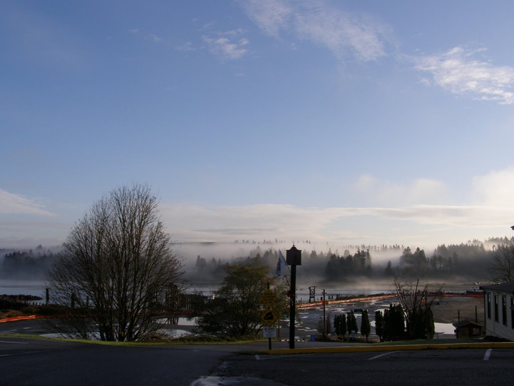 Fog over Little Boston by C. Harmon