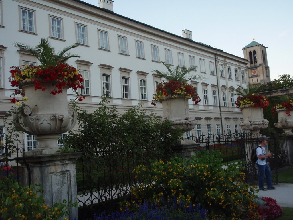 Salzburg - pałac (Schloß) Mirabell, park by «»Leszek«»