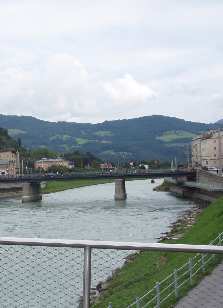 Salzburg - rzeka Salzach by «»Leszek«»