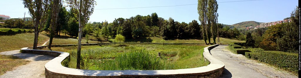 Kopshti Botanik liqen - Panorame (Panorama of Botanical Garden lake) by elheartista